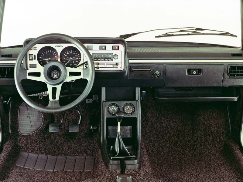 Interior of VW Scirocco