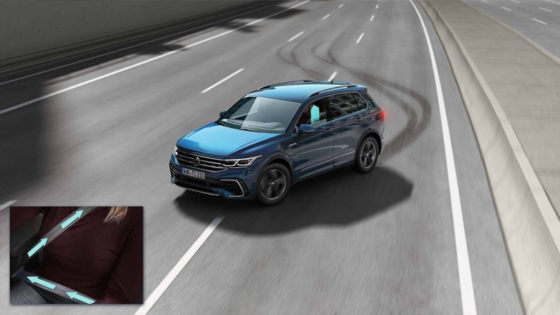 Accident prevention system of Volkswagen Tiguan R