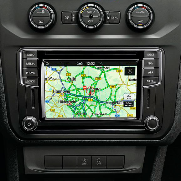 sistema de navegacion discover media caddy profesional