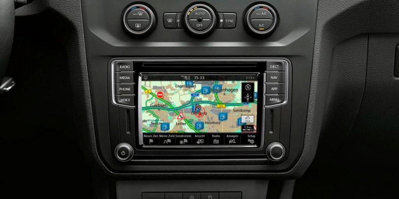 caddy beach pantalla sistema de navegacion discover media