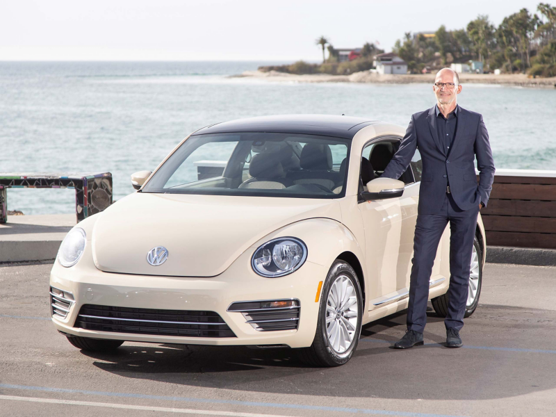 Cream VW Beetle