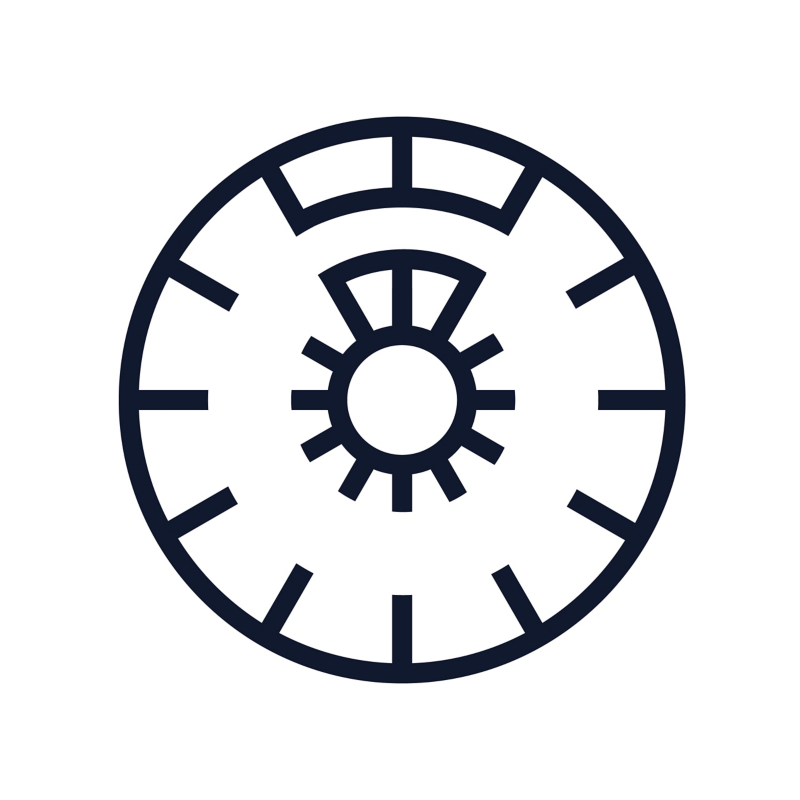 Icon: Main Inspection Service (main inspection/exhaust emissions test)