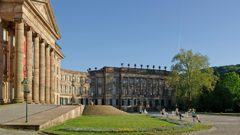 View of Wilhelmshoehe Palace in Kassel, one of VW's locations