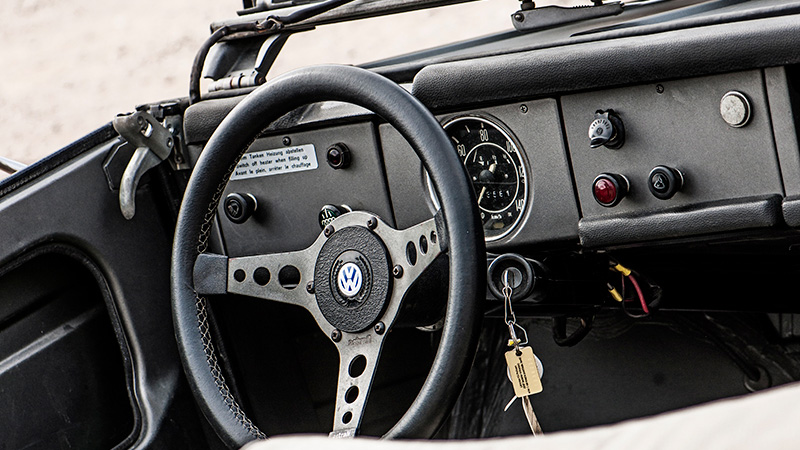 Bingo Rimérs gamla VW inuti