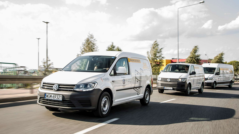 volkswagen samochód dostawczy na minuty