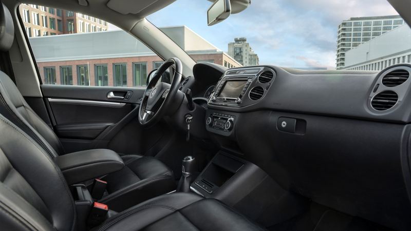 The interior of the Tiguan 1 – accessories for older models