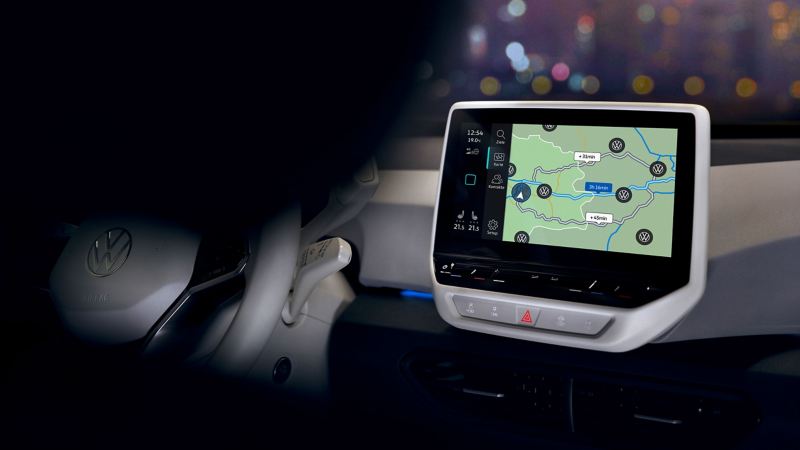 Infotainment- und Navigationsangebote in einem VW – auf dem neuesten Stand mit Kartenupdate für das Navi