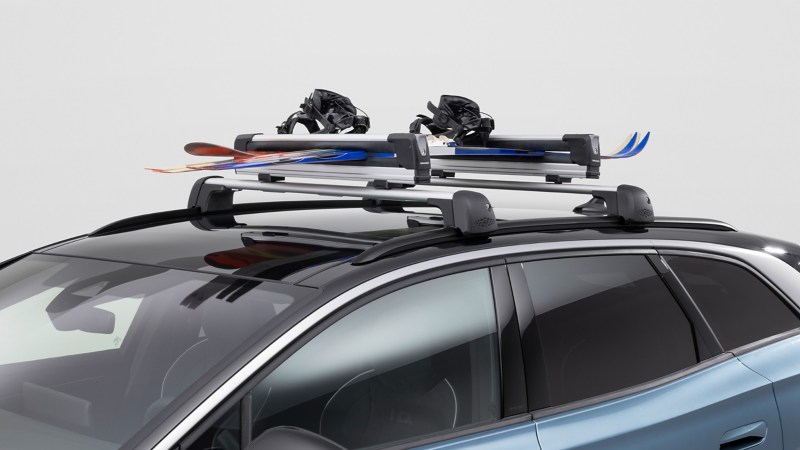 VW Accessories ski and snowboard holder on the VW ID.7 Tourer