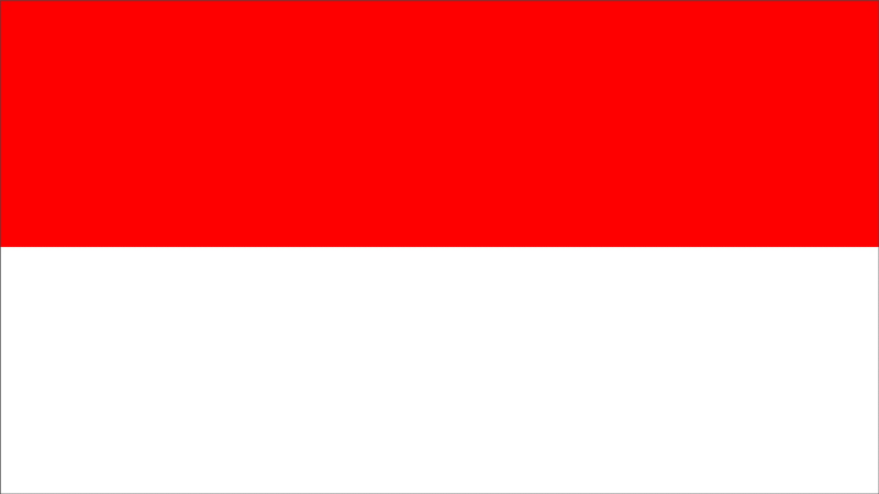 Die indonesische Flagge