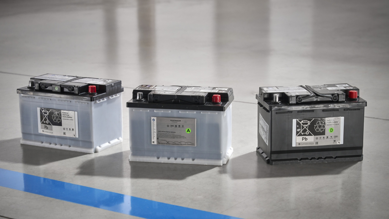 Drei VW Starterbatterien im Überblick