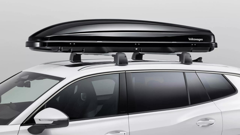Roof racks by VW Accessories on a Tayron