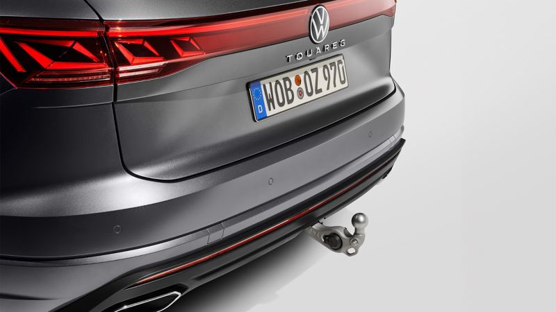 Dispositif d’attelage des accessoires VW sur une VW Touareg