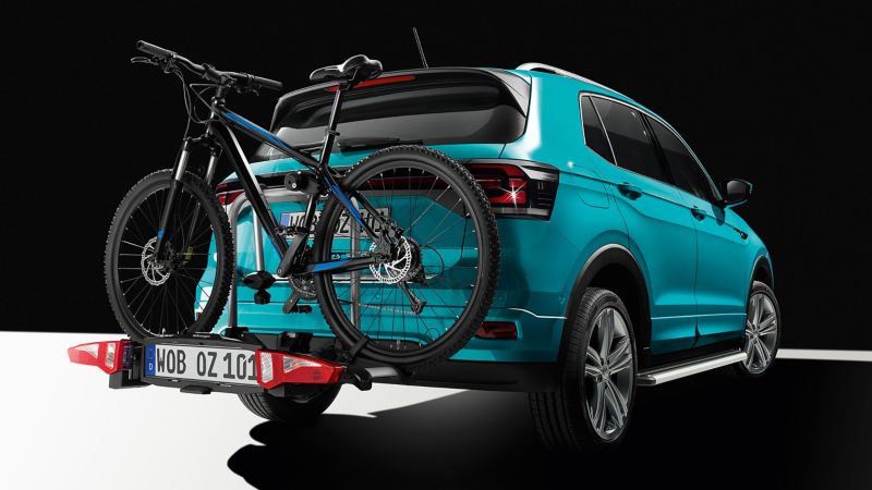 Porte-vélos sur boule d’attelage des Accessoires VW pour votre VW T-Cross