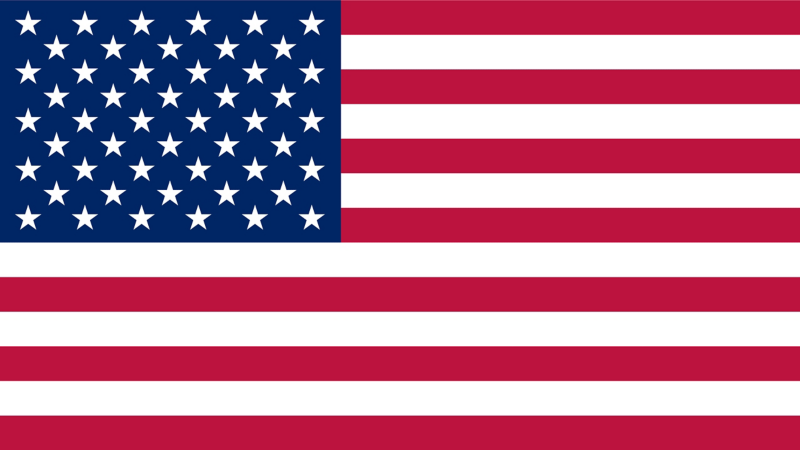 Die Flagge der USA