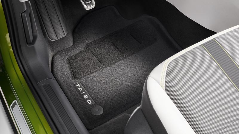 The VW floor mats protect the footwell of your VW