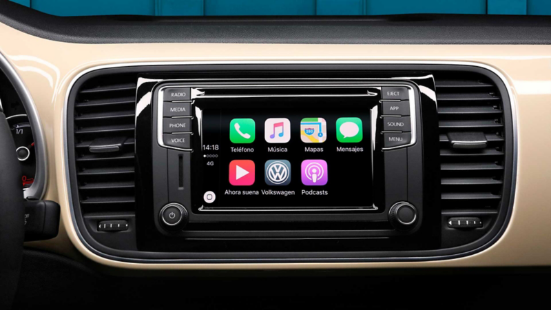 Pantalla de Radio dentro de Beetle Final Edition de Volkswagen
