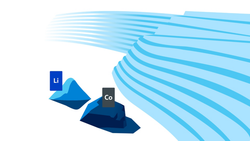 Illustration: Lithium und Kobalt für Elektroautos werden industriell abgebaut.