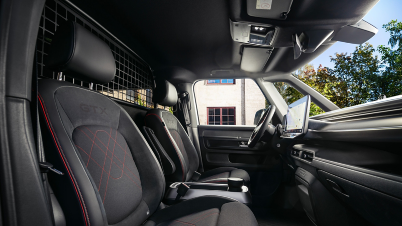 interiøet i vw id buzz gtx varebil