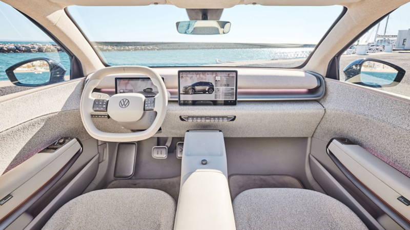 interiøret i vw id cross concept