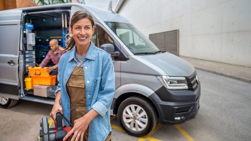 vw crafter varebil lastevolum