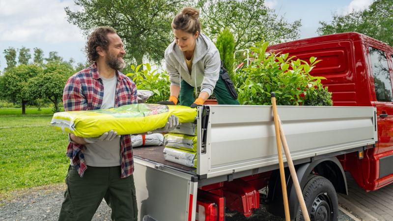 vw crafter pickup varebil lastesikring