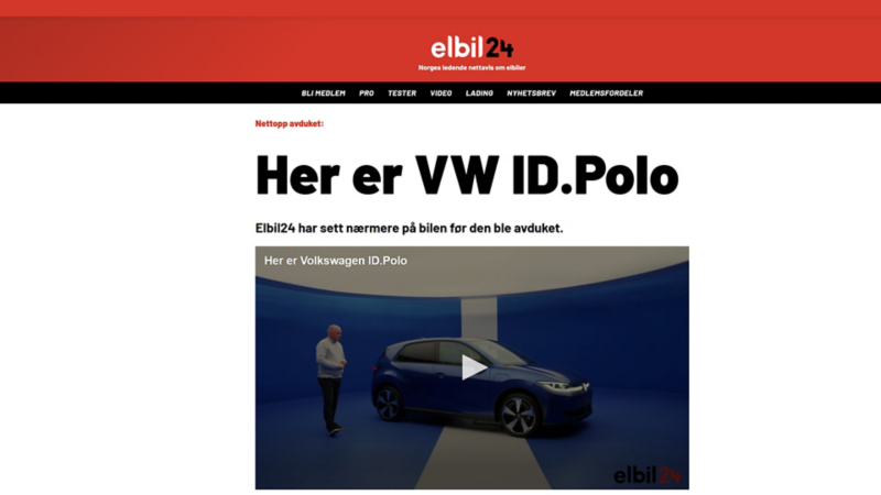 vw elbil24 avdukning av vw id polo liten bil