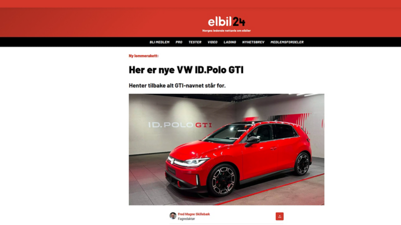 vw elbil24 avdukning av vw id polo gti liten bil