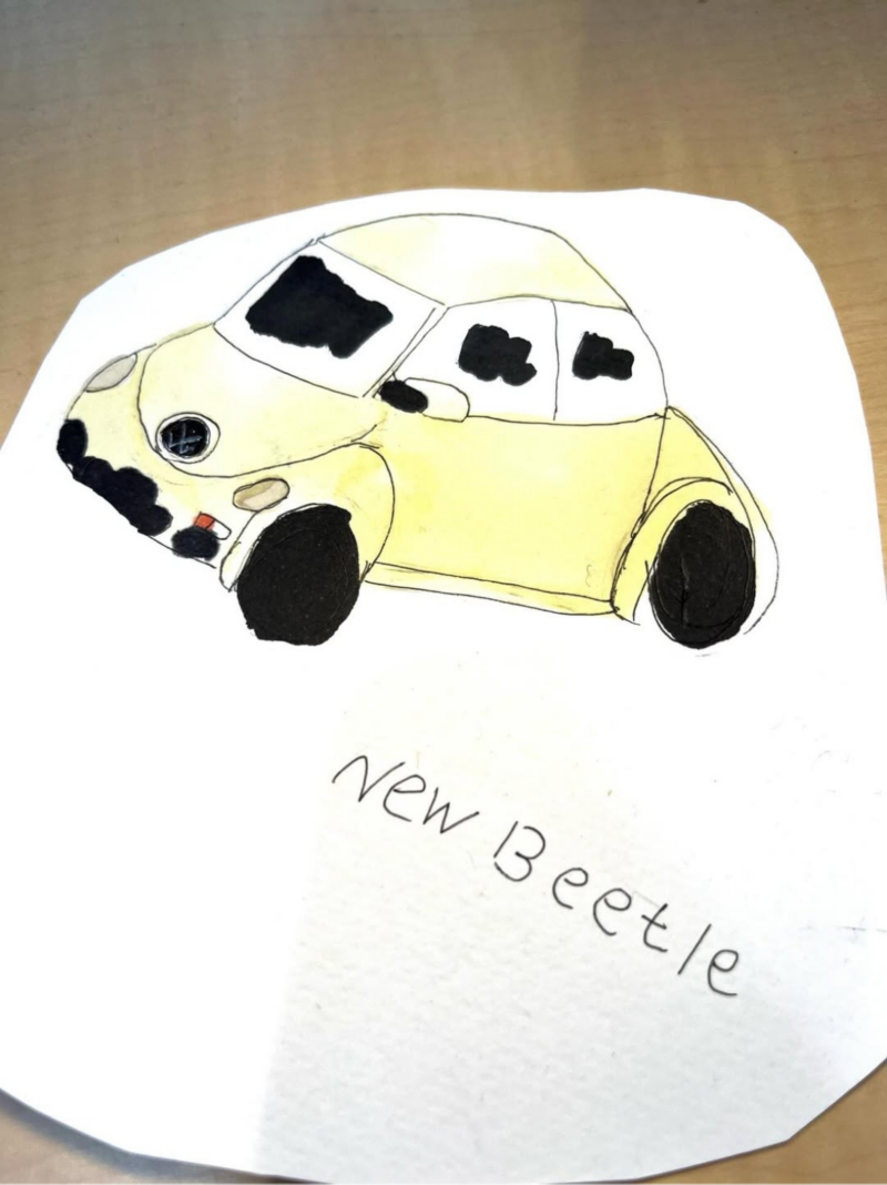 volkswagen car illustration