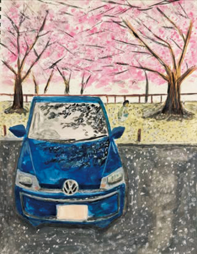 volkswagen car illustration