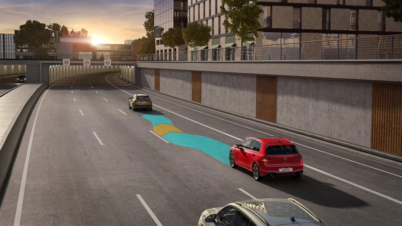 Volkswagen Golf GTI Şerit Değiştirme Asistanı "Side Assist"