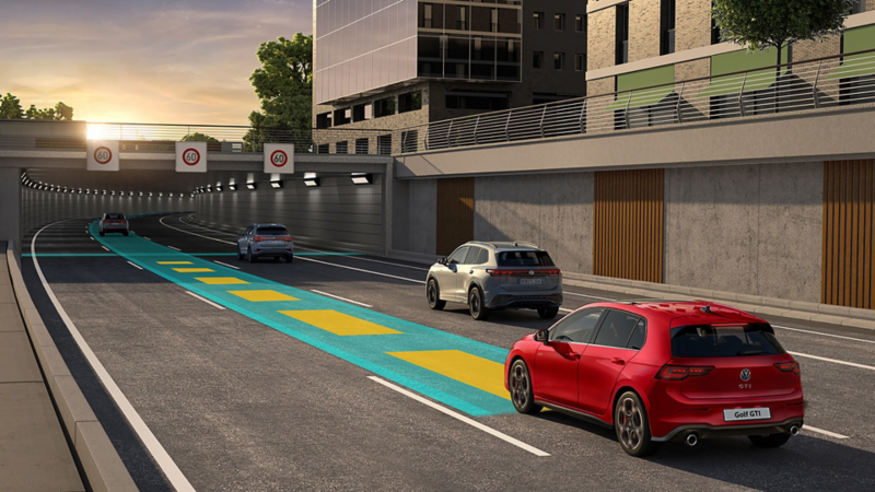 Volkswagen Golf GTI Yarı Otonom Sürüş Asistanı "Travel Assist"