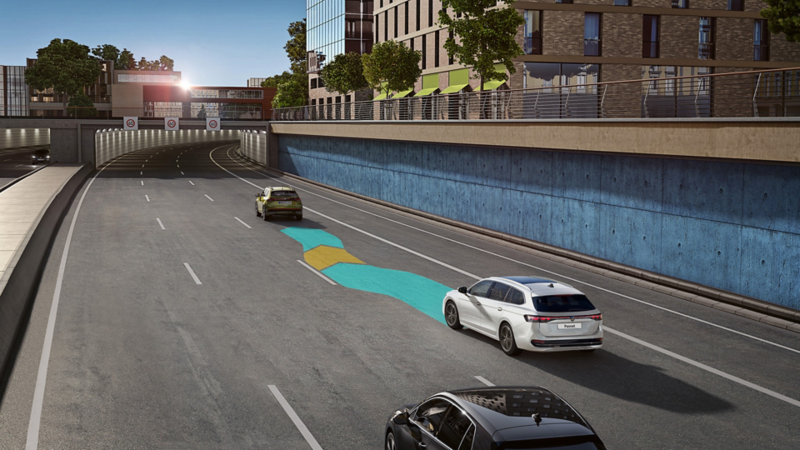 Volkswagen Yeni Passat Şerit Değiştirme Asistanı "Side Assist"