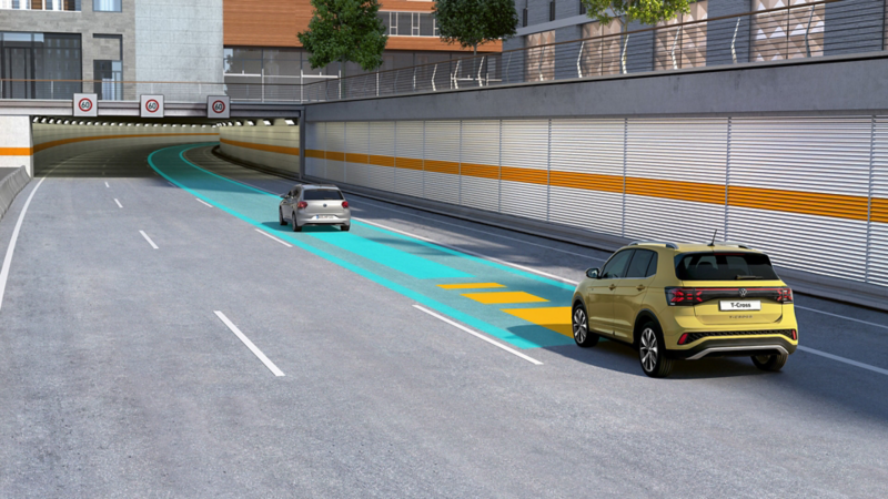 Yeni T-Cross Yarı Otonom Sürüş Asistanı "Travel Assist"