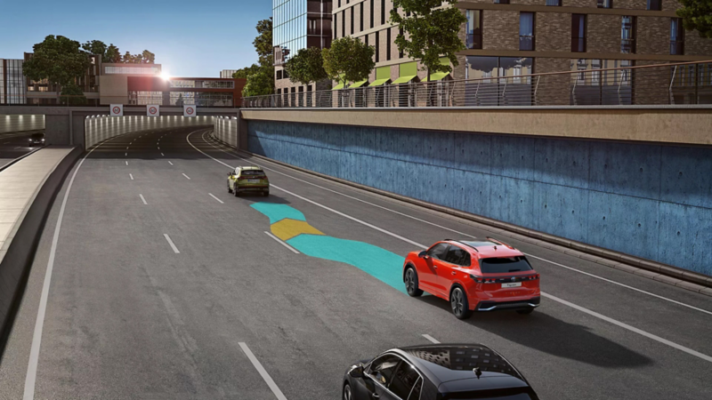 Volkswagen Yeni Tiguan Şerit Değiştirme Asistanı "Side Assist"