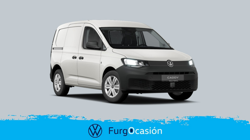 Una furgoneta Volkswagen Comercial blanca con Furgocasión