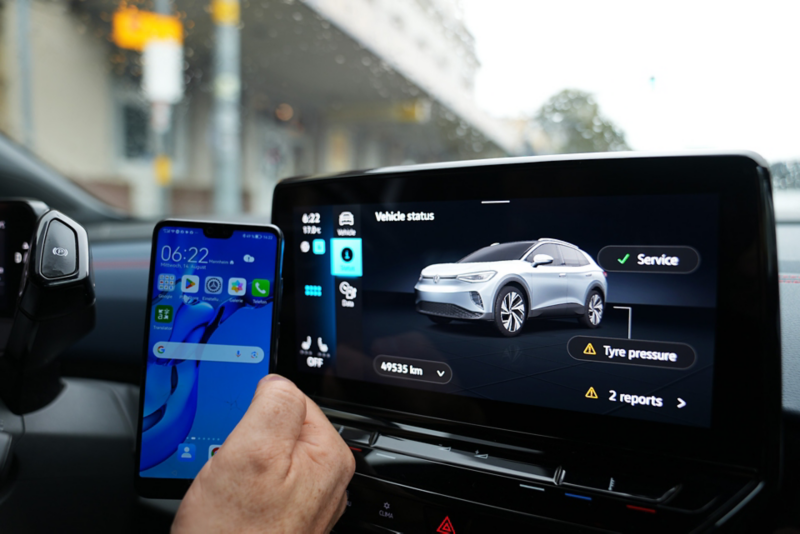 Volkswagen ID 4 infotainment system
