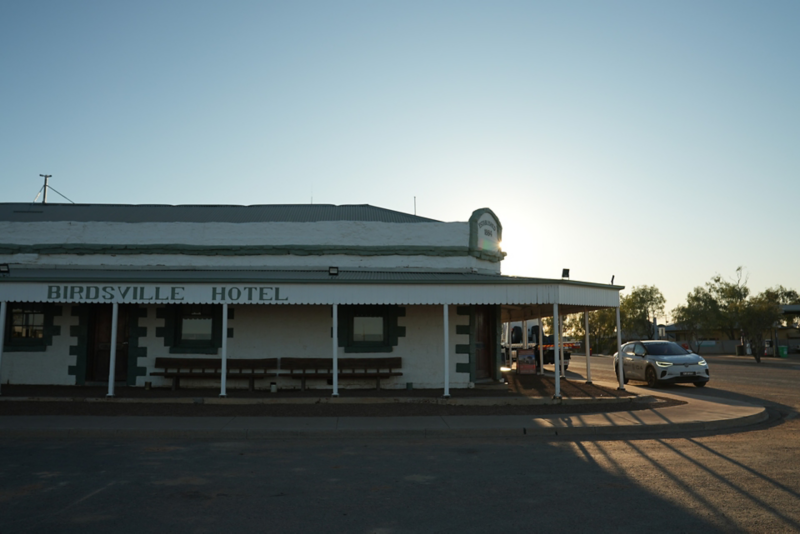 ID 4 outside Outback hotel