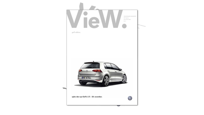 Volkswagen VieW magasin
