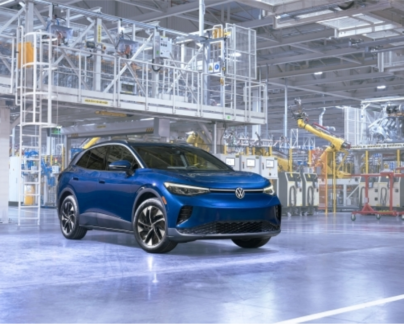 In 2022, the Chattanooga plant began production of VW’s all-electric ID.4 compact SUV.