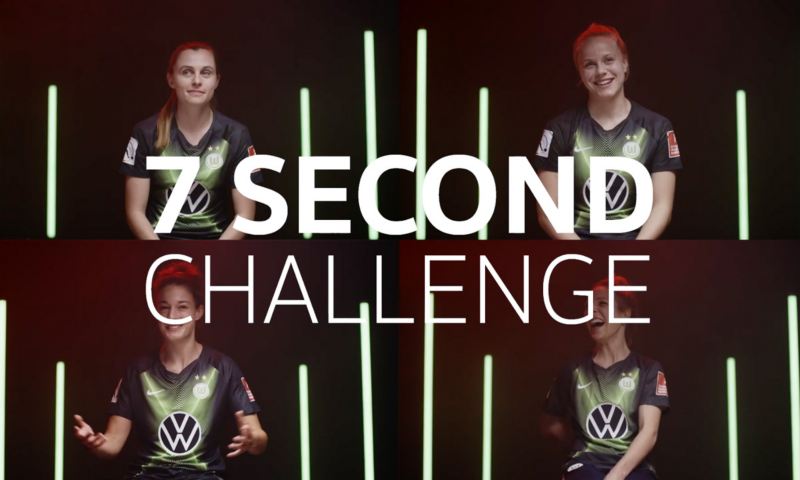 Seven second challenge VfL Wolfsburg Frauen