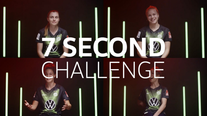 Seven second challenge VfL Wolfsburg Frauen