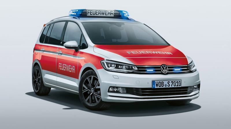 Volkswagen für Rettungsdienste – der Touran als Feuerwehr Kommandowagen KdoW
