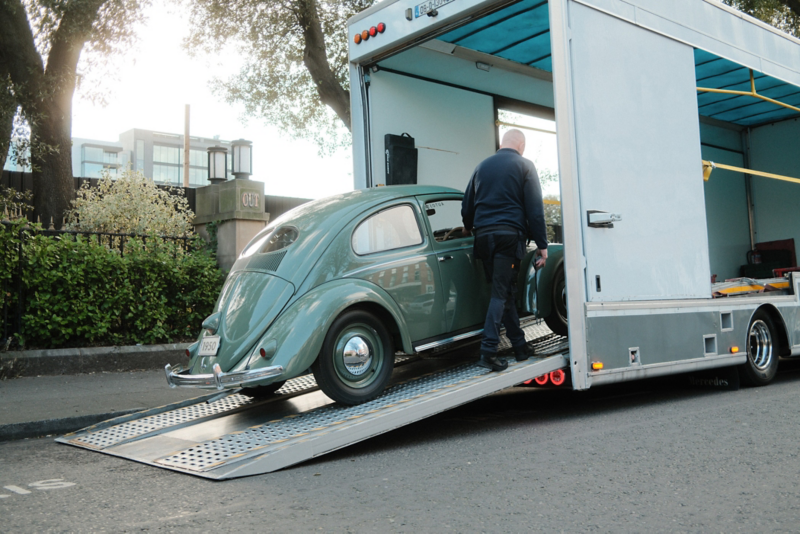Behind the scenes with a photoshoot of the Ballsbridge Beetle