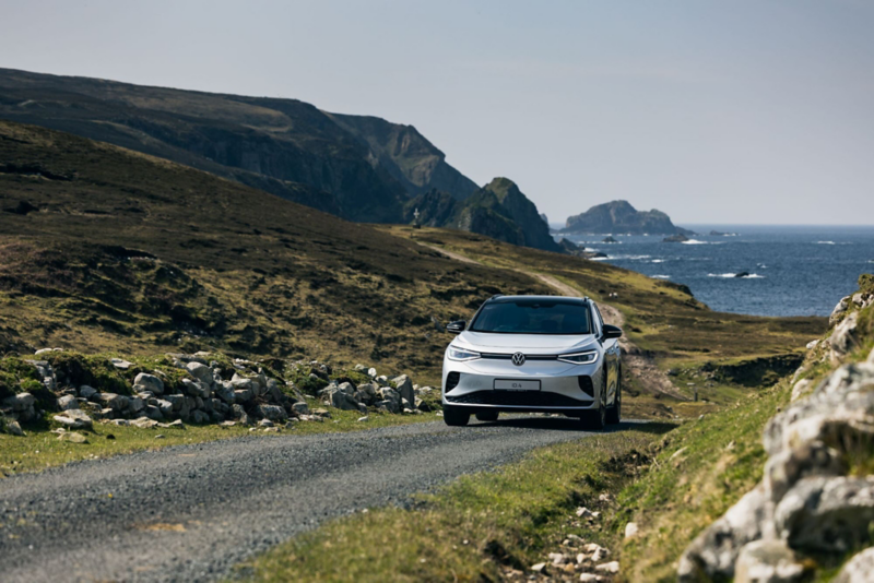 ID.4 driving in Ireland