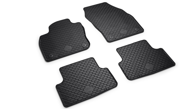 For piece Volkswagen rubber floor mat set