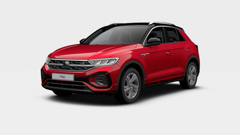a red T-Roc