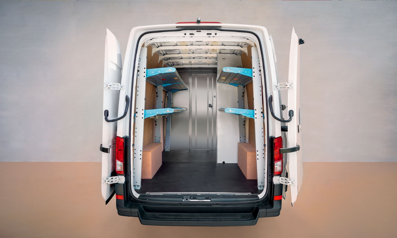 El interior del VW Crafter Carrier