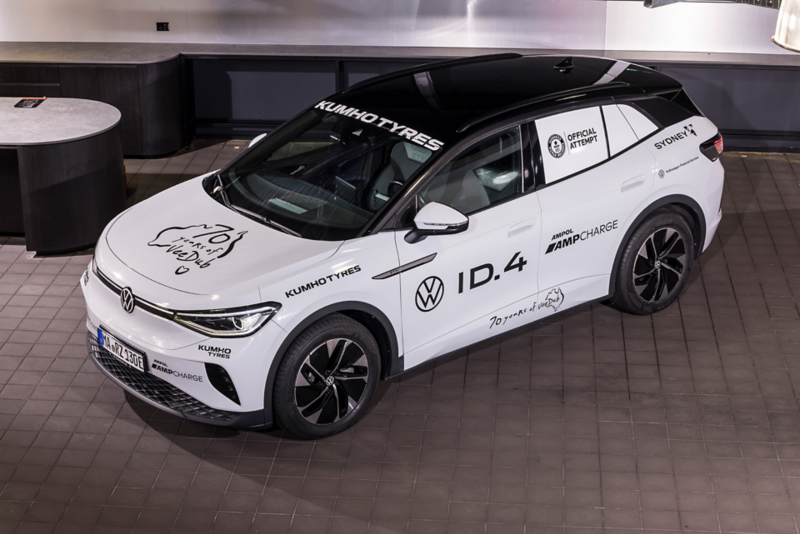 Volkswagen ID 4 exterior showroom