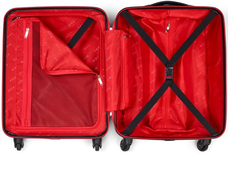 La valise à roulettes de la collection GTI