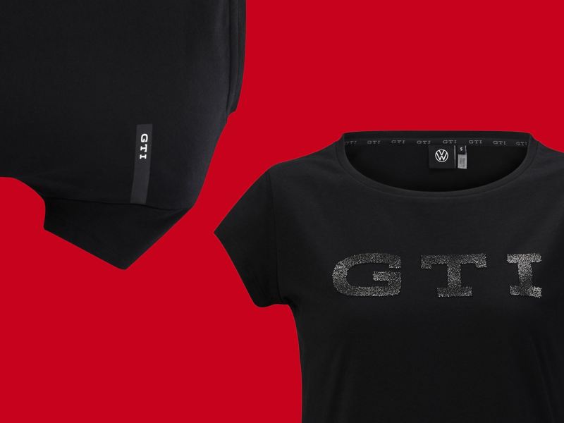 Een zwart GTI T-shirt – Volkswagen Accessoires